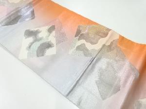 色紙模様織出し袋帯